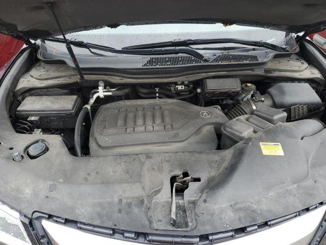 5FRYD4H49GB024393 - 2016 ACURA MDX TECHNOLOGY GRAY photo 12