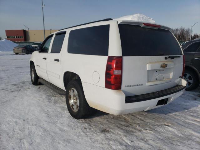 1GNUKHE34AR238693 - 2010 CHEVROLET SUBURBAN K1500 LS WHITE photo 2