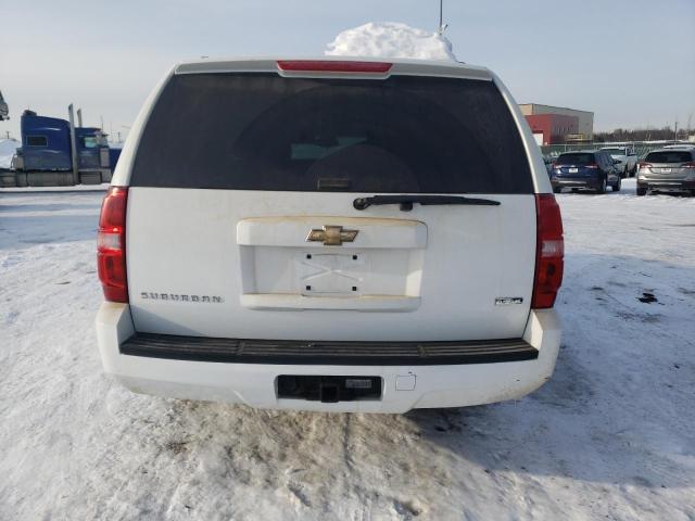 1GNUKHE34AR238693 - 2010 CHEVROLET SUBURBAN K1500 LS WHITE photo 6