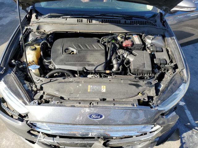 3FA6P0HD9ER392308 - 2014 FORD FUSION SE GRAY photo 11