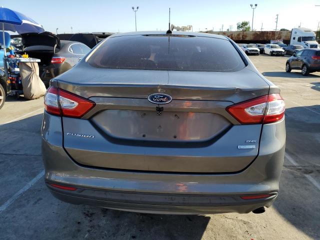 3FA6P0HD9ER392308 - 2014 FORD FUSION SE GRAY photo 6