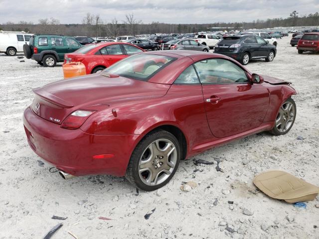 JTHFN48Y869001560 - 2006 LEXUS SC 430 BURGUNDY photo 3