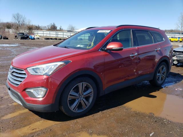 KM8SR4HF6DU031908 - 2013 HYUNDAI SANTA FE LIMITED RED photo 1