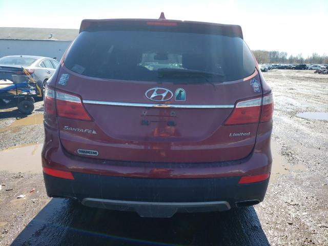 KM8SR4HF6DU031908 - 2013 HYUNDAI SANTA FE LIMITED RED photo 6