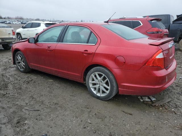 3FAHP0JA4CR224100 - 2012 FORD FUSION SEL RED photo 2