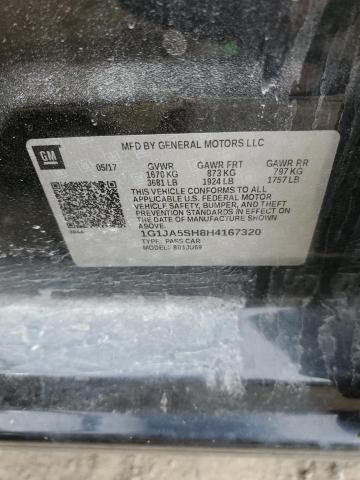 1G1JA5SH8H4167320 - 2017 CHEVROLET SONIC LS 黑色 照片 12