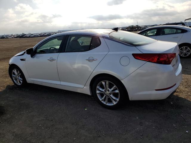 5XXGN4A72DG212518 - 2013 KIA OPTIMA EX WHITE photo 2