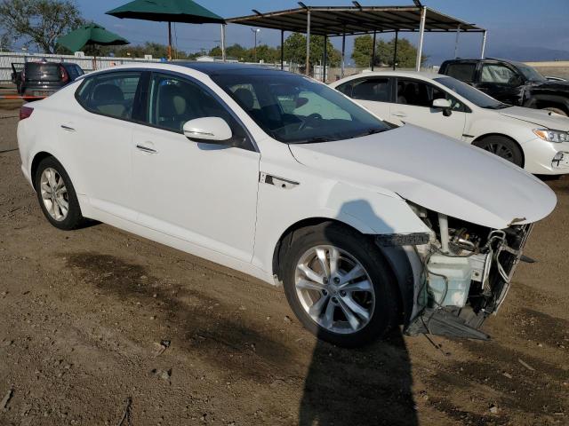 5XXGN4A72DG212518 - 2013 KIA OPTIMA EX WHITE photo 4