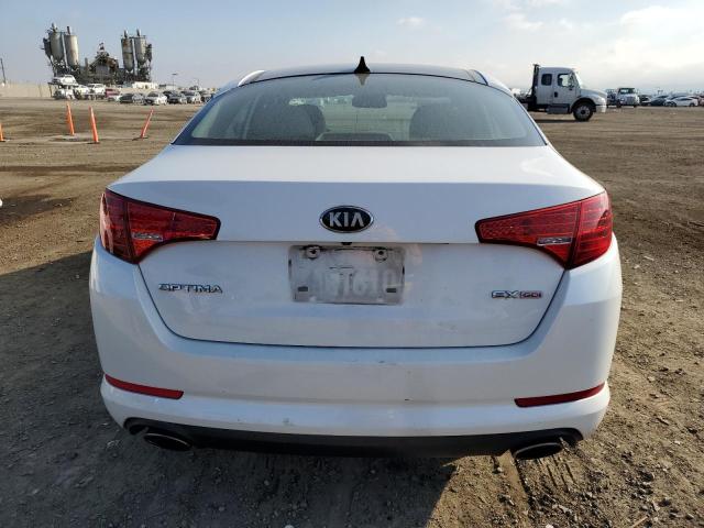 5XXGN4A72DG212518 - 2013 KIA OPTIMA EX WHITE photo 6