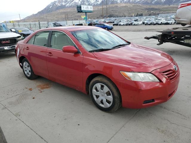 4T1BE46K87U163309 - 2007 TOYOTA CAMRY CE RED photo 4