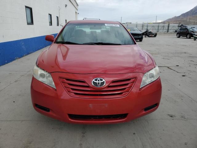 4T1BE46K87U163309 - 2007 TOYOTA CAMRY CE RED photo 5