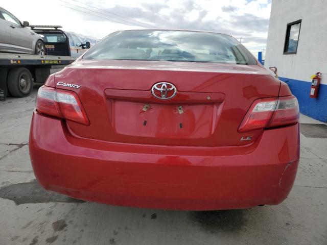 4T1BE46K87U163309 - 2007 TOYOTA CAMRY CE RED photo 6