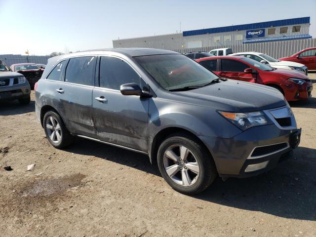 2HNYD2H29BH513894 - 2011 ACURA MDX GRAY photo 4