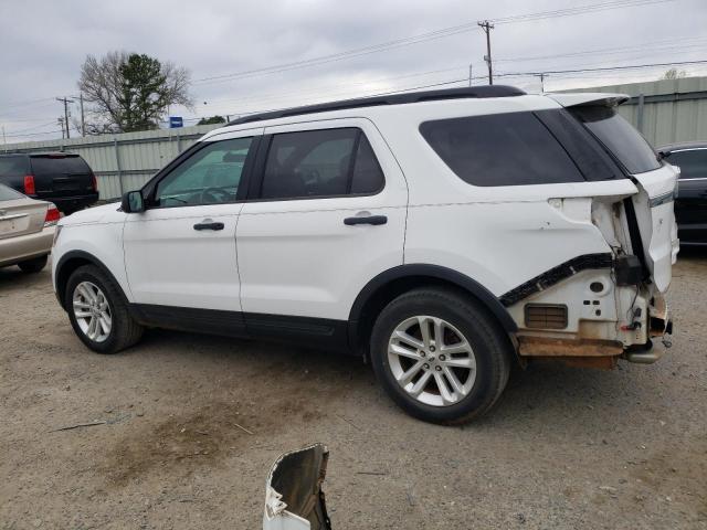 1FM5K7B83HGE27117 - 2017 FORD EXPLORER WHITE photo 2