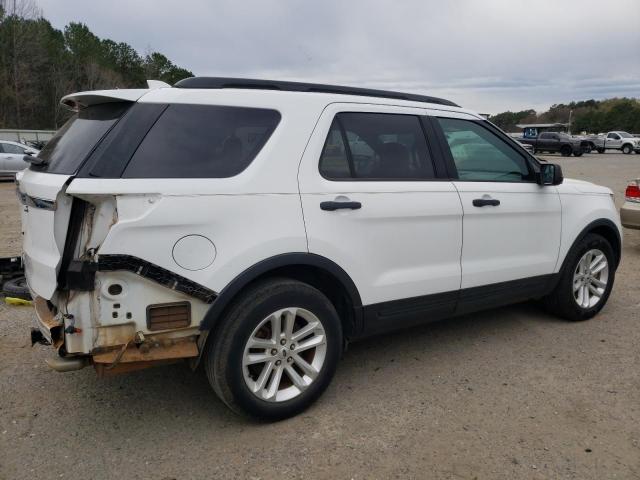 1FM5K7B83HGE27117 - 2017 FORD EXPLORER WHITE photo 3