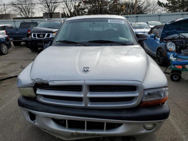 1B7HL38NX2S709134 - 2002 DODGE DAKOTA QUAD SPORT SILVER photo 5