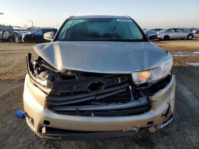 5TDKKRFH2ES006827 - 2014 TOYOTA HIGHLANDER XLE SILVER photo 5