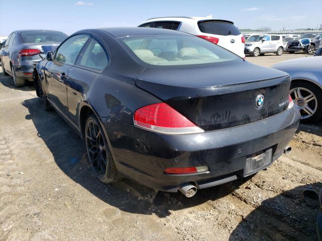 WBAEH73404B190234 - 2004 BMW 645 CI AUTOMATIC BLACK photo 2