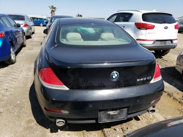 WBAEH73404B190234 - 2004 BMW 645 CI AUTOMATIC BLACK photo 6