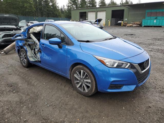 3N1CN8EV3ML863789 - 2021 NISSAN VERSA SV BLUE photo 4