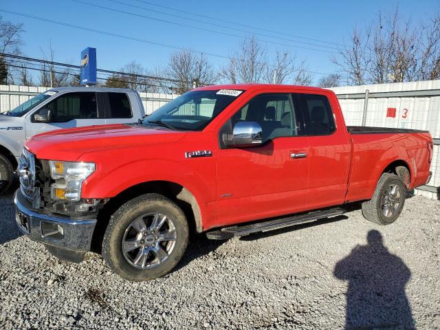 1FTEX1CP3FKF14213 - 2015 FORD F150 SUPER CAB RED photo 1