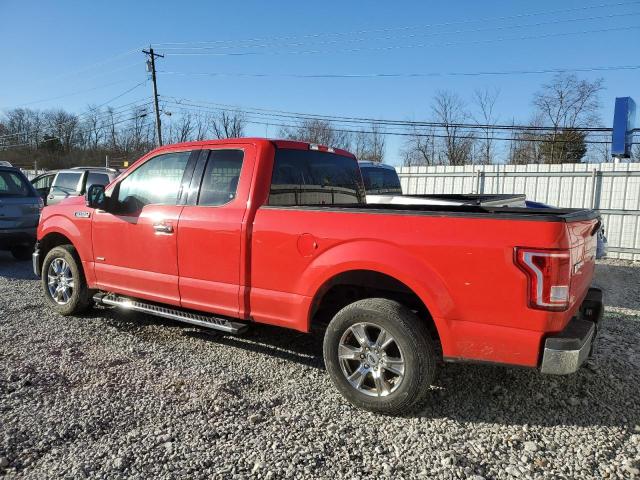 1FTEX1CP3FKF14213 - 2015 FORD F150 SUPER CAB RED photo 2