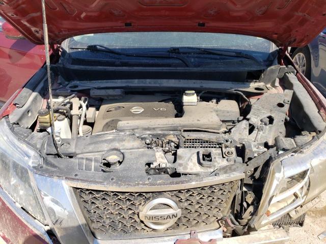 5N1AR2MN1DC681359 - 2013 NISSAN PATHFINDER S 栗色 照片 12