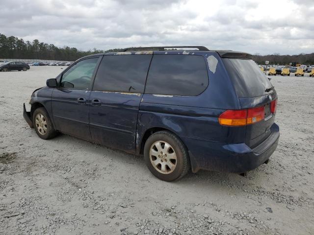 5FNRL18854B149994 - 2004 HONDA ODYSSEY EX BLUE photo 2