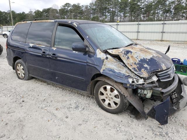 5FNRL18854B149994 - 2004 HONDA ODYSSEY EX BLUE photo 4