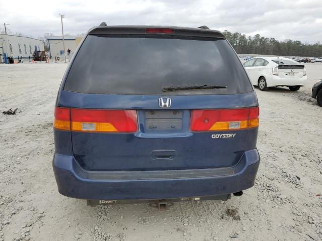 5FNRL18854B149994 - 2004 HONDA ODYSSEY EX BLUE photo 6