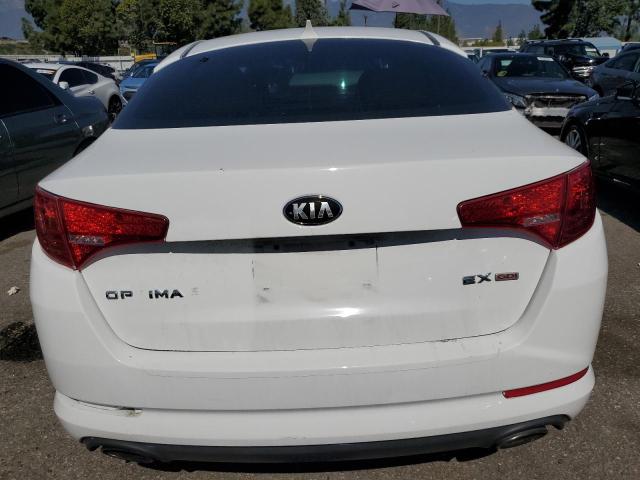 5XXGN4A71DG252279 - 2013 KIA OPTIMA EX WHITE photo 6