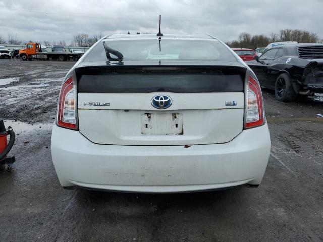 JTDKN3DU3E0362209 - 2014 TOYOTA PRIUS WHITE photo 6