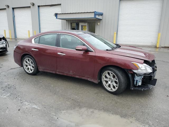 1N4AA5AP7DC836733 - 2013 NISSAN MAXIMA S RED photo 4