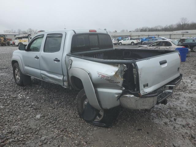 3TMJU62N68M051452 - 2008 TOYOTA TACOMA DOUBLE CAB PRERUNNER SILVER photo 2