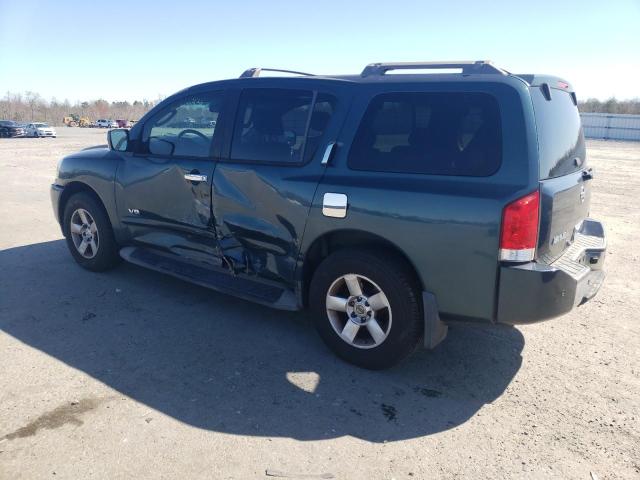 5N1BA08A87N708590 - 2007 NISSAN ARMADA SE GREEN photo 2