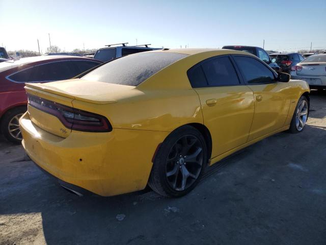 2C3CDXCT1HH656784 - 2017 DODGE CHARGER R/T YELLOW photo 3