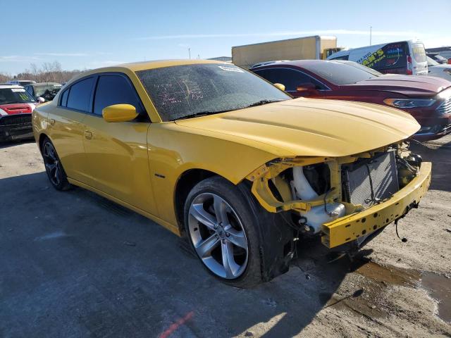 2C3CDXCT1HH656784 - 2017 DODGE CHARGER R/T YELLOW photo 4