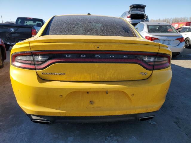 2C3CDXCT1HH656784 - 2017 DODGE CHARGER R/T YELLOW photo 6