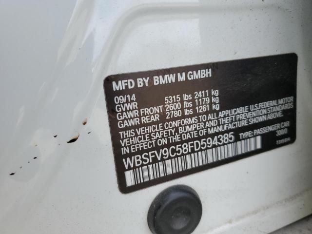 WBSFV9C58FD594385 - 2015 BMW M5 GREEN photo 12
