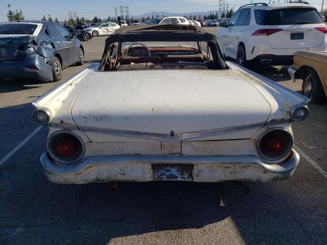 H9JC111690 - 1959 FORD FAIRLANE WHITE photo 6