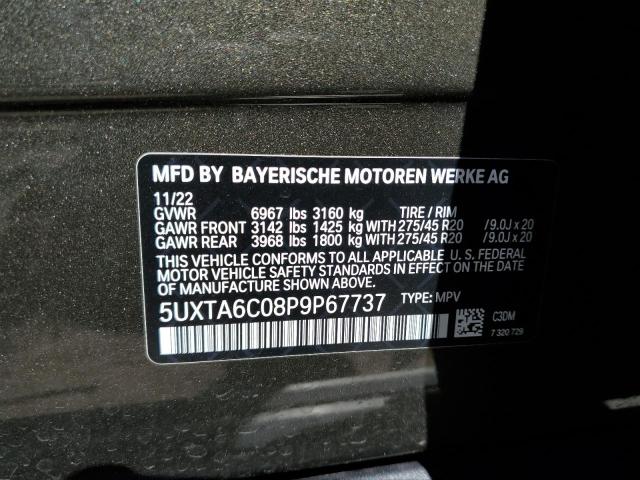 5UXTA6C08P9P67737 - 2023 BMW X5 XDRIVE45E GREEN photo 13