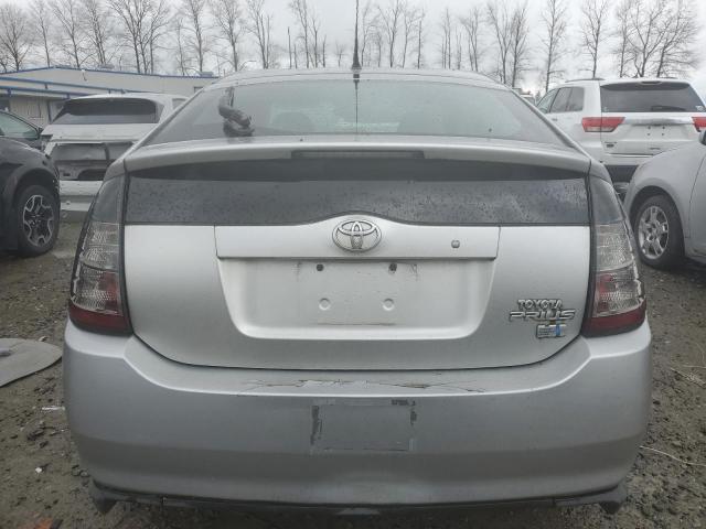 JTDKB20U753048523 - 2005 TOYOTA PRIUS SILVER photo 6