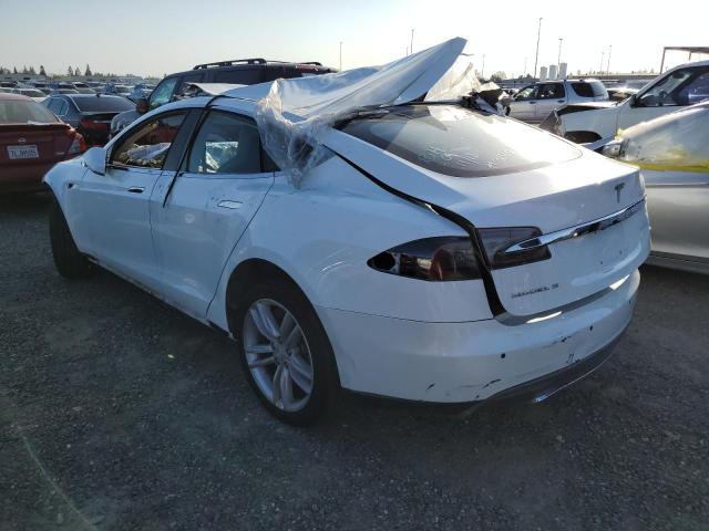 5YJSA1H12EFP49514 - 2014 TESLA MODEL S თეთრი ფოტო 2