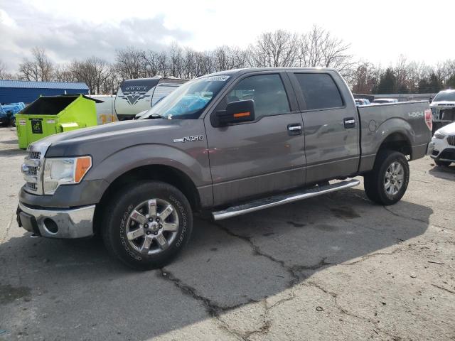 1FTFW1EF7EFC33129 - 2014 FORD F150 SUPERCREW GRAY photo 1