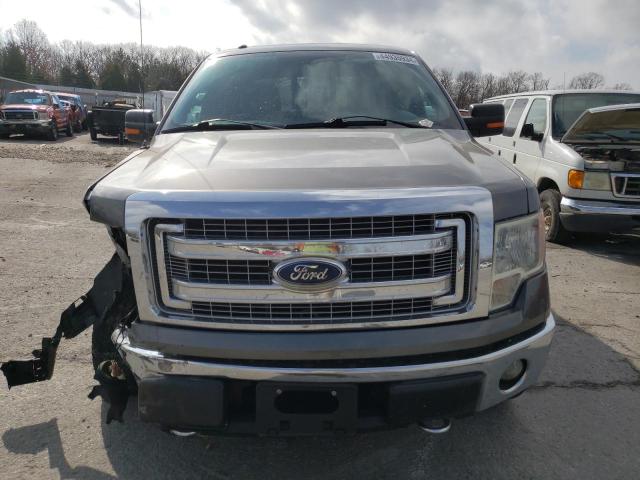 1FTFW1EF7EFC33129 - 2014 FORD F150 SUPERCREW GRAY photo 5