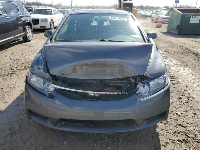 2HGFA1F57AH323749 - 2010 HONDA CIVIC LX GRAY photo 5