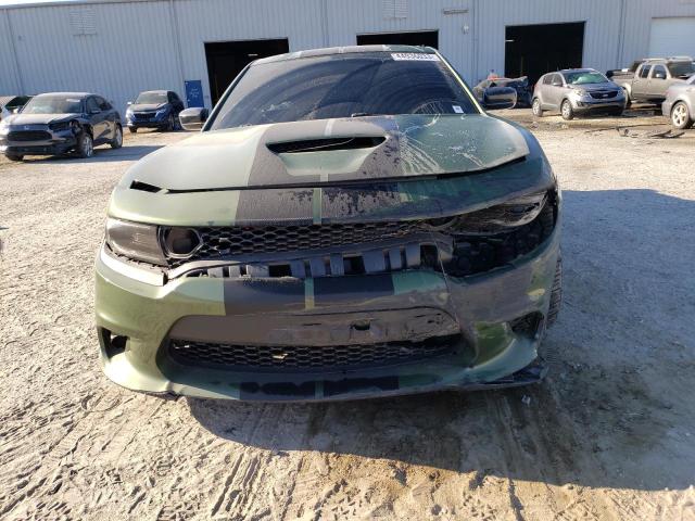 2C3CDXGJ1KH753385 - 2019 DODGE CHARGER SCAT PACK GREEN photo 5