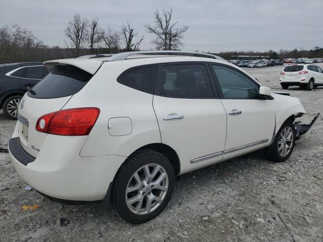 JN8AS5MV5BW293156 - 2011 NISSAN ROGUE S WHITE photo 3