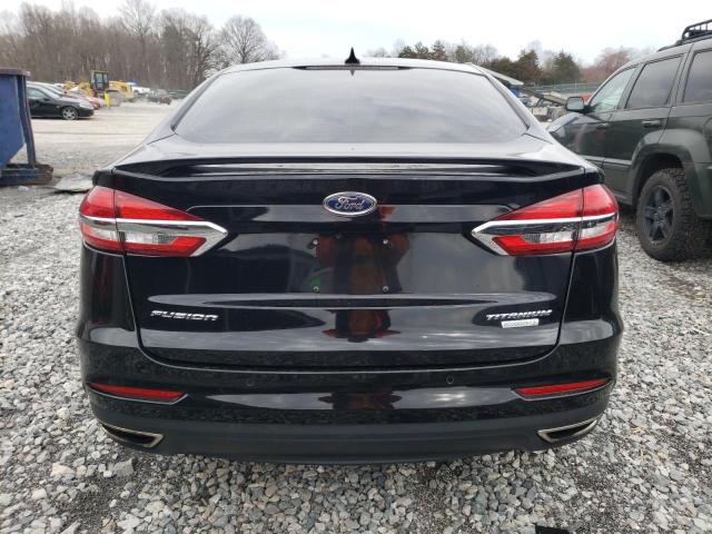 3FA6P0K95KR264535 - 2019 FORD FUSION TITANIUM BLACK photo 6