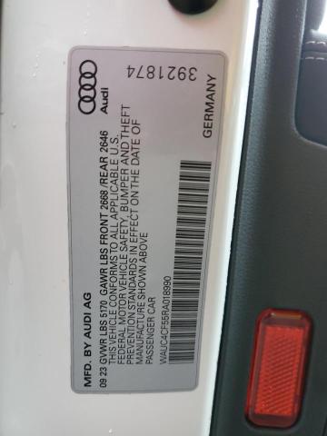 WAUC4CF55RA018990 - 2024 AUDI S5 PREMIUM PLUS 白色 照片 12